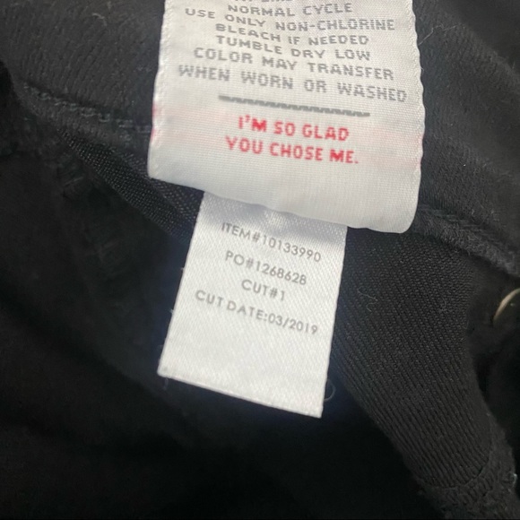 Torrid Super Skinny Black Stretch High Rise Jean Jeggings size 18 Short - Picture 8 of 8